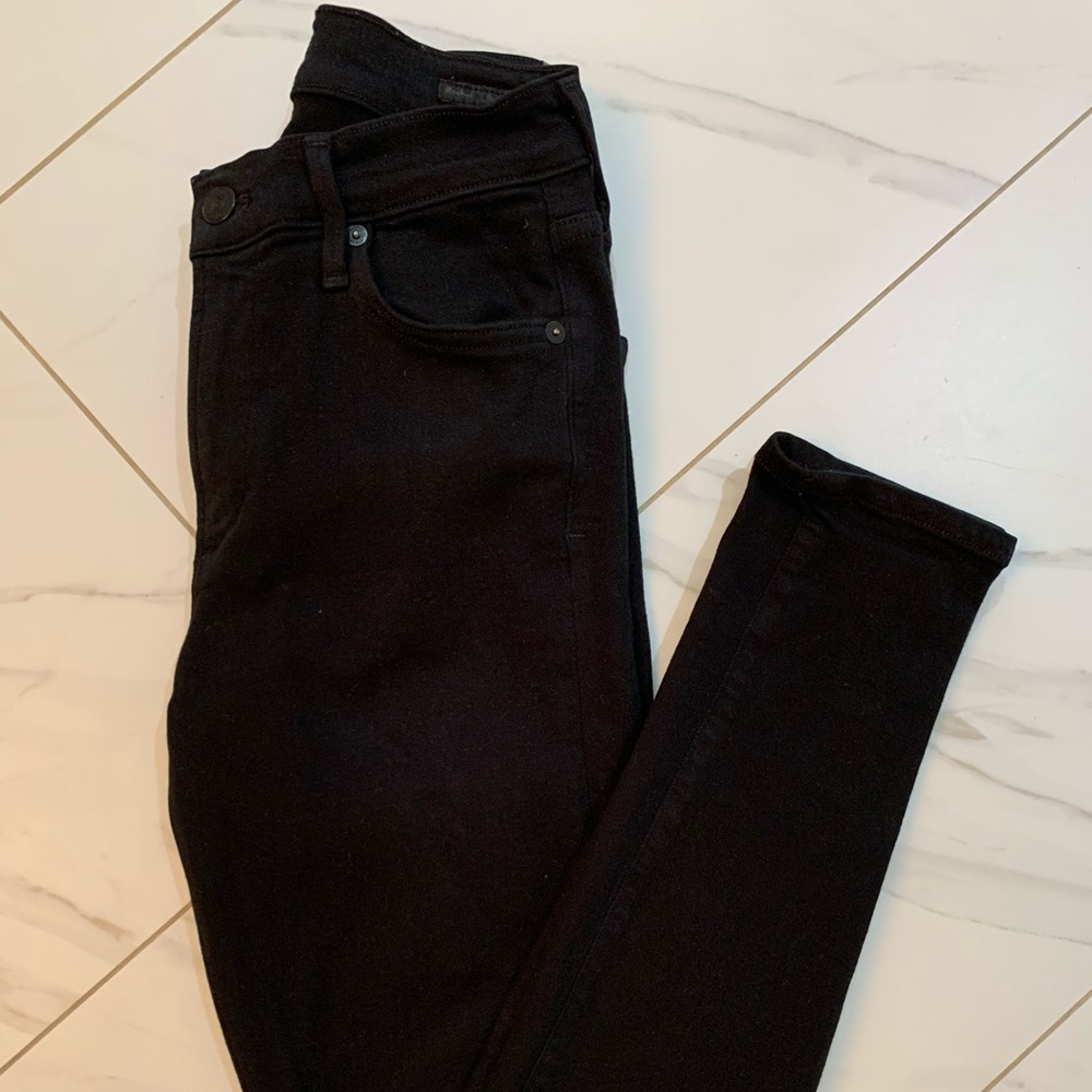 Citizens of Humanity Rocket Black Stretchy Denim